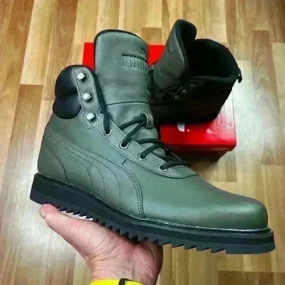 π°HUGE CLEARANCE SALE π° Puma Desierto v2 Mens Leather Boots Size 10.5 - Picture 2 of 13